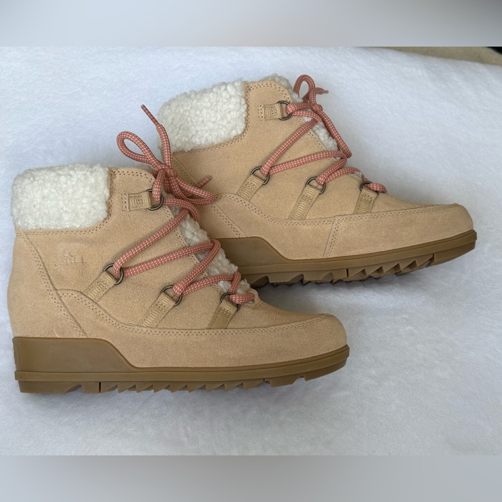 Sorel Women's Evie Lace Up Waterproof Wedge Bootie - Picture 5 of 10